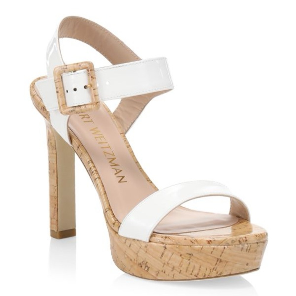 STUART WEITZMAN
Alesha Leather Platform Sandals